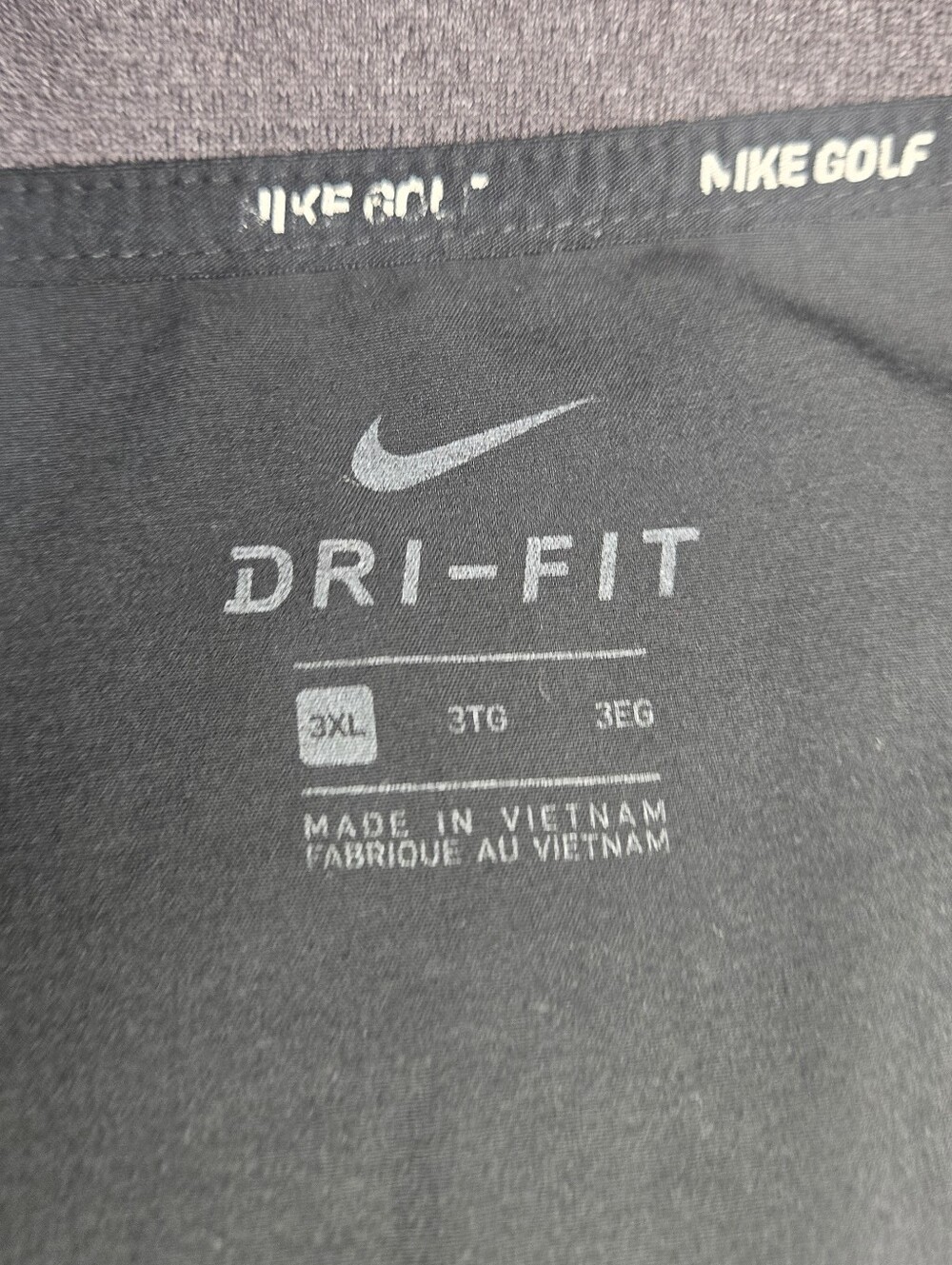 Nike Golf Dri Fit Carolina Panthers 1/4 Zip Pullover Gray Mens 3XL NFL Jacket - Picture 9 of 11
